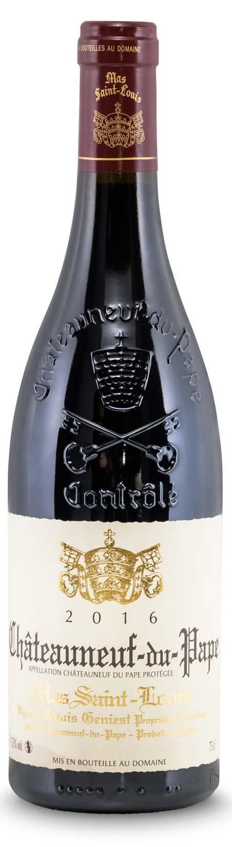 Chateauneuf du Pape, Grenache Mourvèdre Syrah Cinsault - Mas Saint Louis