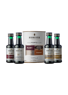 Burmester, Porto DOP Assorti Koker 4 X 0,05 lt, Ruby, Tawny, LBV, Jockey Club