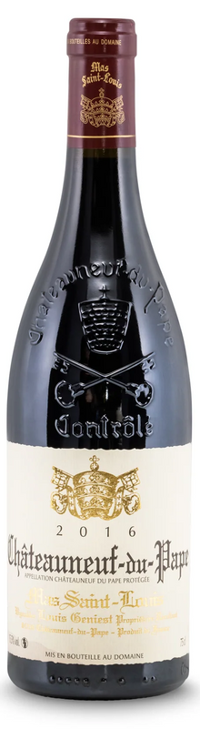 Chateauneuf du Pape, Grenache Mourvèdre Syrah Cinsault - Mas Saint Louis